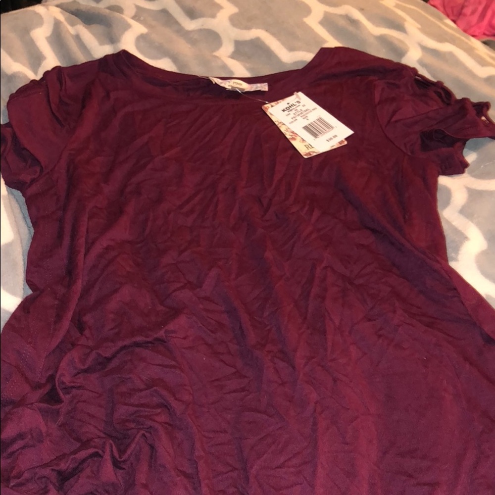 Maroon shirt